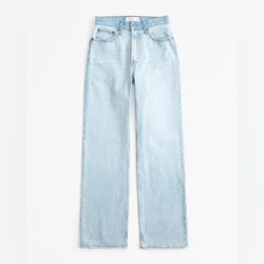 Abercrombie & Fitch Curve Love High Rise 90s Relaxed Jean